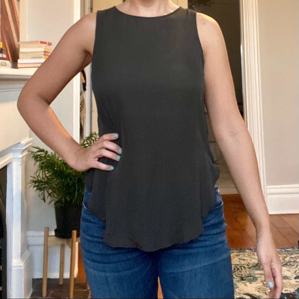 Haute Hippie Backless Tank Blouse / Size Medium